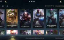 Conta EX Challenger 80+ skins e todos bonecos.