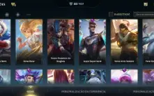Conta EX Challenger 80+ skins e todos bonecos.