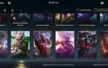 Conta EX Challenger 80+ skins e todos bonecos.