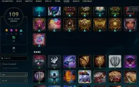 Conta Antiga League Of Legends Lol Com Skins