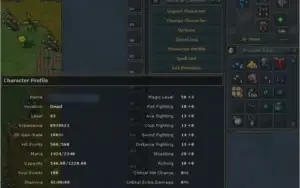 VENDO ACC TIBIA ED 83 // PALADIN 100 CONFIRA O ANUNCIADO