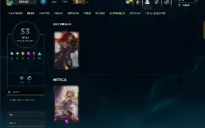 Unranked com 100 Champs e 53 Skins (TOP / MID / JG )