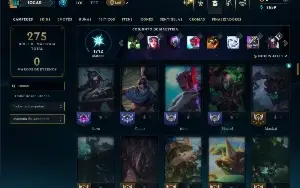 Unranked com 100 Champs e 53 Skins (TOP / MID / JG )
