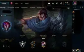 Conta basicamente unranked primeira vez pegada prata IV.