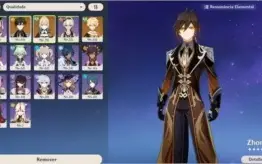 Genshin Impact Zhongli c1+Jean + Atlas Celestial
