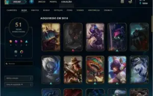 Conta do League of Legends