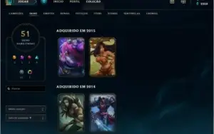 Conta do League of Legends