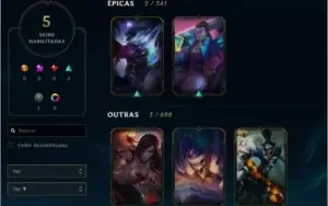 CONTA GOLD 2 LEAGUE OF LEGENDS