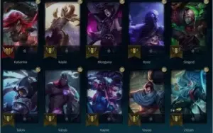 CONTA GOLD 2 LEAGUE OF LEGENDS
