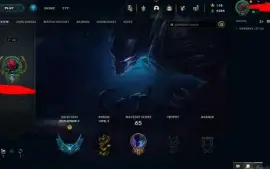 conta platina 2, com ranque season passada hand level