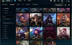 Conta ouro 4 com 140 champs e 104 skins ( 1,3kk de Talon )