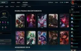 CONTA LEAGUE OF LEGENDS - GOLD 1 - BORDA DE PLATINA