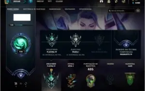 Conta platina 4 com TODOS os champs e 201 skins ( MAIN ADC )