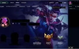 CONTA LEAGUE OF LEGENDS OURO I, 30 SKINS.