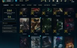 Conta Bronze 1 com 100 Champs e 42 Skins