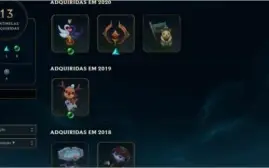 CONTA COM 96 CAMPEÕES E 31 SKINS BRONZE 1