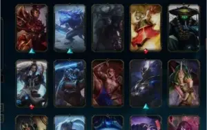 ACC LOL - SEASON 2 VÁRIAS SKINS(rara), 90% DOS CHAMPIONS