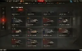 5 tier X, 60TP, T110E4, FV4005, PROGETTO 65, B-C 25T.