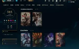 Conta lol / tudo alteravel / skins 386