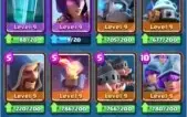 CLASH ROYALE KT lvl 12 - 5 lendarias lvl 11 - resto lvl 10