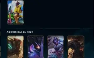 Conta lvl 34 pra smurfar com skins, barateza!