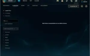 Conta League of Legends com todas as skins do jogo