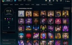 Conta League of Legends com todas as skins do jogo