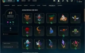 Conta League of Legends com todas as skins do jogo