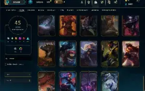 Mestre com 150 Champs e 45 Skins ( 73 PDL )