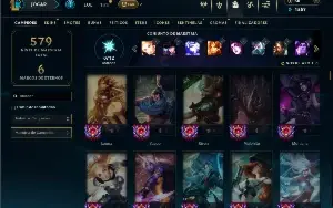Unranked com 150 Champs e 67 Skins ( MAIN SUP )