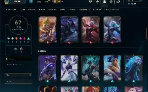 Unranked com 150 Champs e 67 Skins ( MAIN SUP )