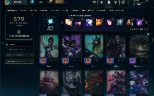 Unranked com 150 Champs e 67 Skins ( MAIN SUP )