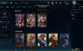 Diamante, Já foi Mestre. Tenho Irelia e Evelynn de prestígio