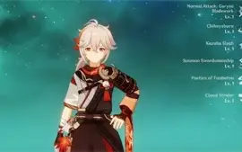 Conta ar 30 Xiao+lança+kazuha de jade mais alguns 5estrelas