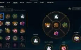 Conta League of Legends.