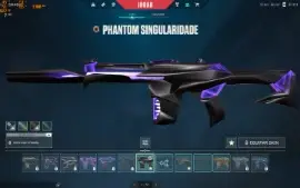 Conta valorant Plat 2 (Phantom singularidade, vandal ancifog