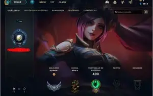 CONTA ANTIGA LOL MMR ALTO
