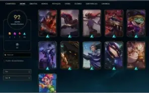 CONTA ANTIGA LOL MMR ALTO