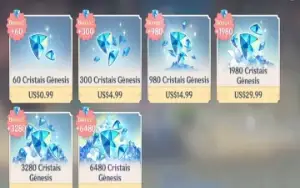 Conta Genshin Impact Com 12 T5 E 3 Armas T5 ⭐⭐⭐⭐⭐
