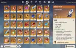 GENSHIN IMPACT - AR55 DILUC C2+GANYU+AMOS+ZHONG+QIQI+XIAO...