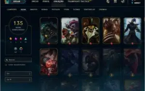 CONTA LEAGUE OF LEGENDS DIAMANTE 1 3 SKINS ULTIMATE