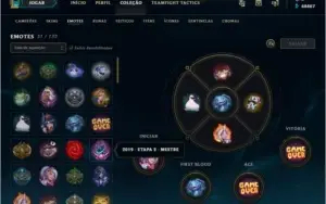 CONTA LEAGUE OF LEGENDS DIAMANTE 1 3 SKINS ULTIMATE