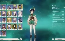 AR 38 Venti / Klee / Jean / QiQi / Tighnari