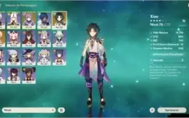 Conta genshin [AR 36] - Keqing + Xiao + Falcão
