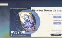 Genshin Impact DILUC + TUMULO DO LOBO + AST MONA + KLEE+QIQI