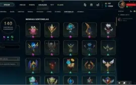CONTA DE LOL SUPER RARA - CONTA DE COLECIONADOR