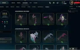 CONTA DE LOL SUPER RARA - CONTA DE COLECIONADOR