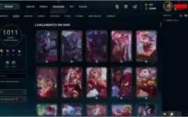 CONTA DE LOL SUPER RARA - CONTA DE COLECIONADOR