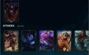 Vendo conta lol Platina com diversas skin