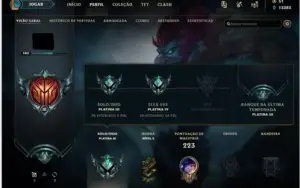 Conta lol Platina 3